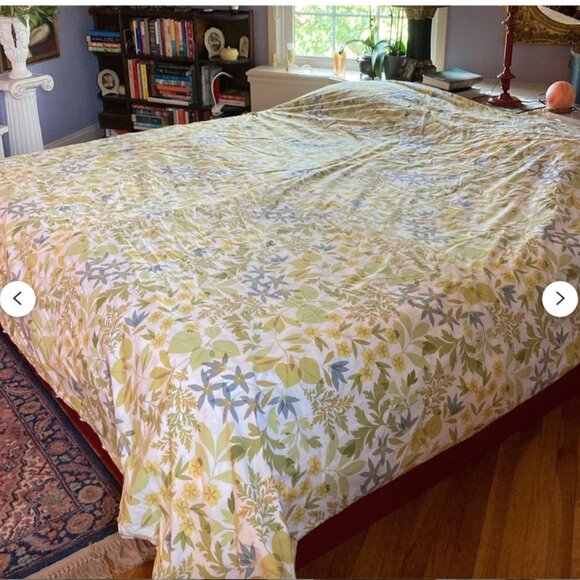 L.L. Bean Floral King duvet cover - Picture 1 of 5